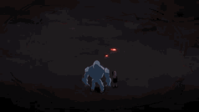 a glowing red circle with numbers and symbols in it