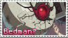 a postage stamp with a picture of a clock and the words bedman ?