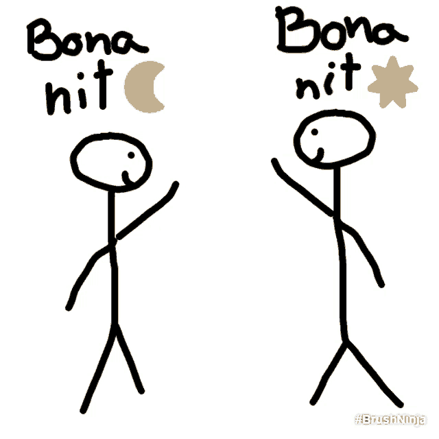 a stick figure is laying in a bed with the words naomi se va a mimir written below it