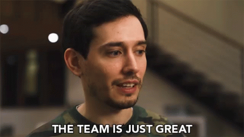 The Team Is Just Great Compliment GIF - The Team Is Just Great Compliment No Complaints GIFs