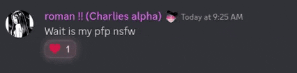 a screenshot of a discord chat where someone has added a super reaction