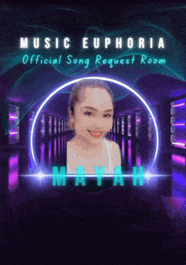 a poster for music euphoria official song request room with maya