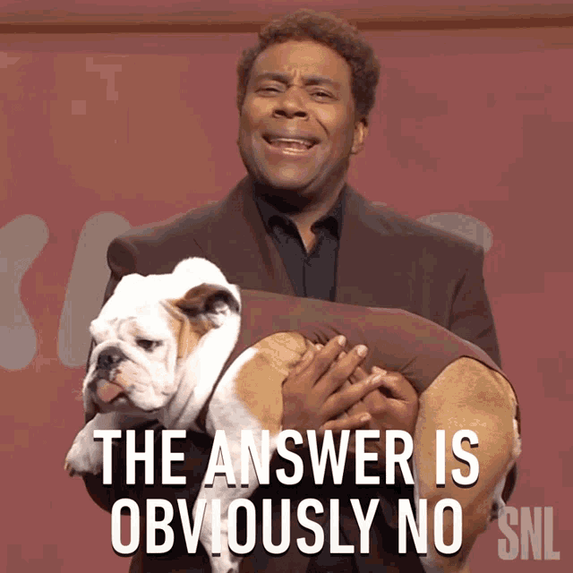 The Answer Is Obviously No Kenan Thompson GIF - The Answer Is Obviously No Kenan Thompson Saturday Night Live GIFs