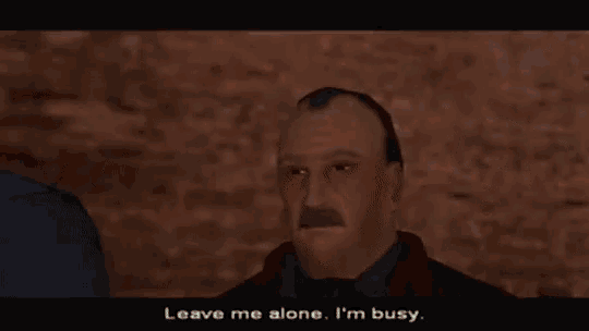 Avgn Leave Me Alone GIF - Avgn Leave Me Alone Busy GIFs