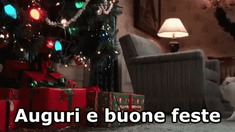 Auguri E Buone Feste Natale Buon Natale Albero Di Natale Vigilia Di Natale Gatto Regali GIF - Happy Holidays Christmas Happy Christmas GIFs