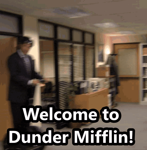 The Office Welcome GIF