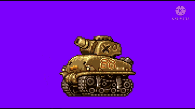 a pixel art of an explosion on a purple background .