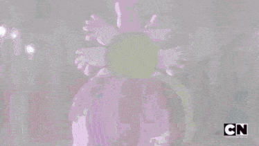 a cartoon character from the cartoon network is standing in the dark
