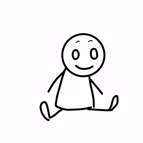 a stick figure is holding an envelope with hearts flying around him