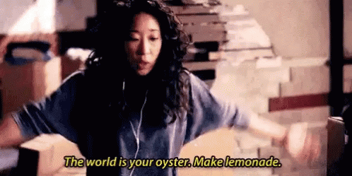 Christina Yang Lemonade GIF - Christina Yang Lemonade Oyster GIFs