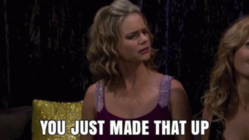 You Just Made That Up GIF - Fuller House You Just Made That Up Andrea Barber GIFs