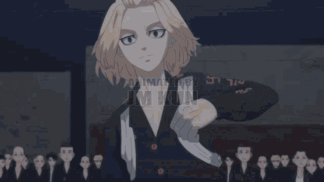 animated by jm kun shows a man in a red coat