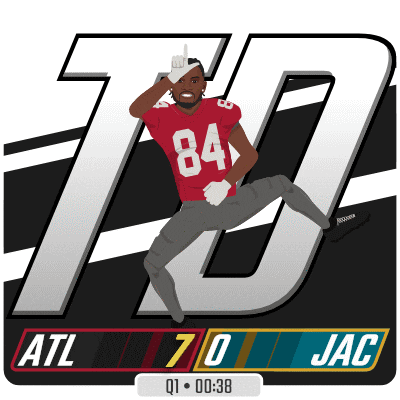 a football player in a red jersey with the number 84 on it