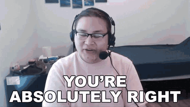 Youre Absolutely Right Caleb Sullivan GIF - Youre Absolutely Right Caleb Sullivan Myflin GIFs