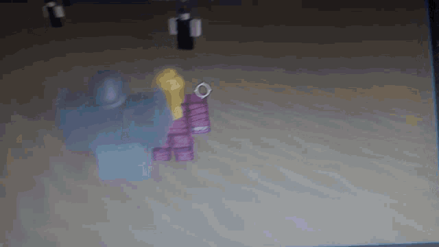 a blurry picture of a person in a game