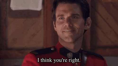 a man in a military uniform says i think you 're right