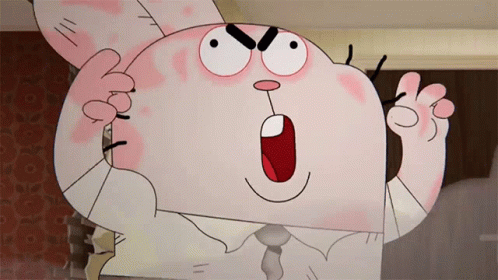 Scaring Richard Watterson GIF - Scaring Richard Watterson The Amazing World Of Gumball GIFs