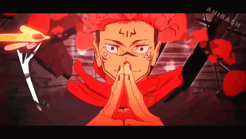 a close up of a cartoon character with red hair and the number 413 on his forehead