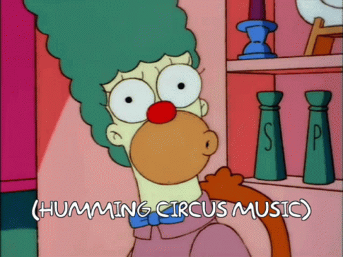 The Simpsons Marge Simpson GIF - The Simpsons Marge Simpson Krusty The Clown GIFs