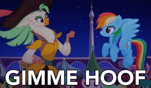 Gimme Hoof GIF - My Little Pony Gimme Hoof My Little Pony Movie GIFs