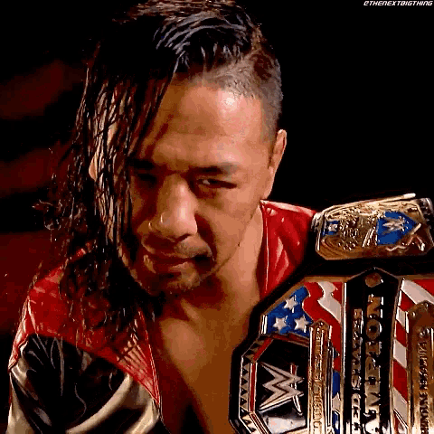 Shinsuke Nakamura United States Champion GIF - Shinsuke Nakamura United States Champion Wwe GIFs