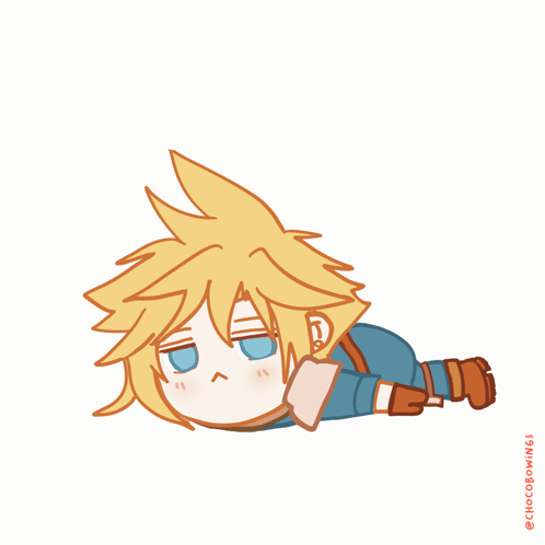 Cloud Strife Chocobowings GIF - Cloud Strife Chocobowings Ff7 GIFs