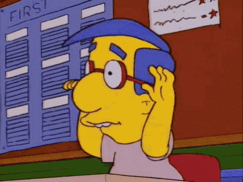 a cartoon character is talking on a cell phone