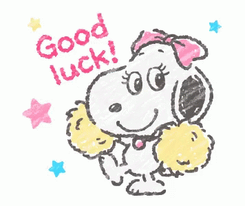 Snoopy Good Luck GIF - Snoopy Good Luck GIFs