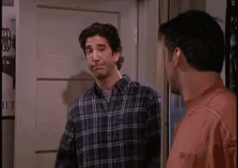 Ross Quiet Down GIF - Friends Quiet Down Pipe Down GIFs