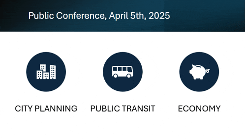 an advertisement for a public conference taking place on april 5th