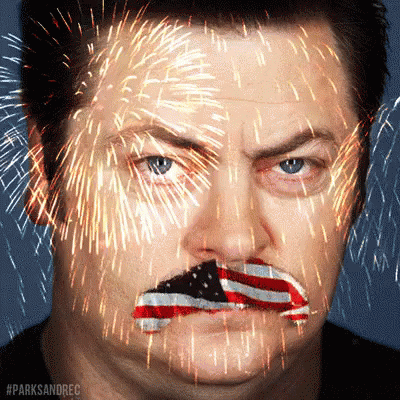 Freedom GIF - Freedom Nick Offerman Parks And Rec GIFs