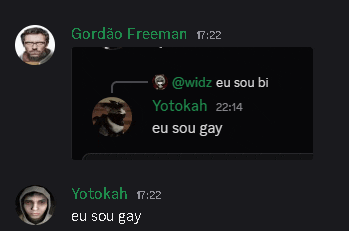gordao freeman and yotokah are having a conversation
