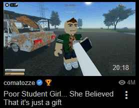 a screenshot of a video game that says poor student girl