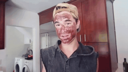 🐴 GIF - Youtuber Chocolate Face Face Mask GIFs