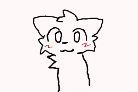 a drawing of a person holding a cartoon character 's face .