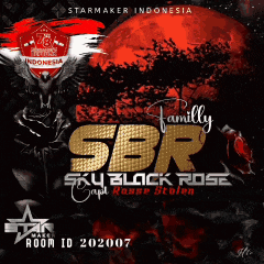 a poster that says sbr sky black rose capt rosse stolen