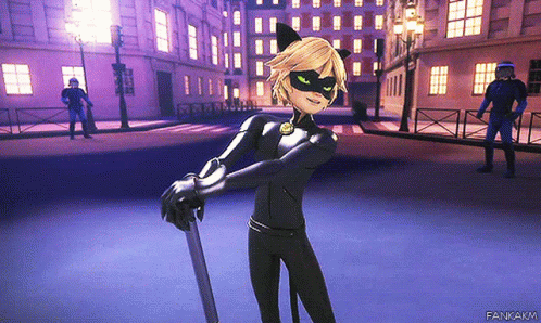 Miraculous Tales Of Ladybug And Cat Noir GIF - Miraculous Tales Of Ladybug And Cat Noir Salute GIFs
