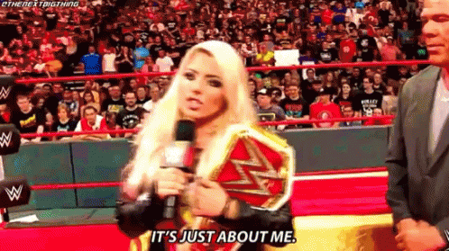Alexa Bliss Its Just About Me GIF - Alexa Bliss Its Just About Me Wwe GIFs