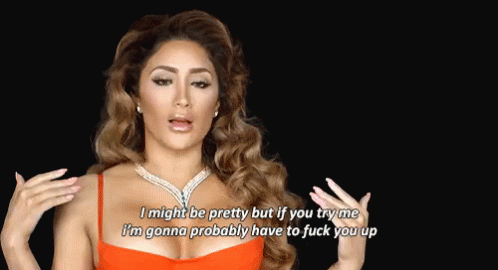 Love And Hip Hop Nikki Mudarris GIF - Love And Hip Hop Nikki Mudarris Fuck You Up GIFs