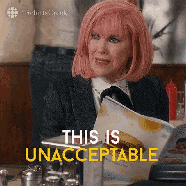 This Is Unacceptable Catherine Ohara GIF - This Is Unacceptable Catherine Ohara Moira Rose GIFs