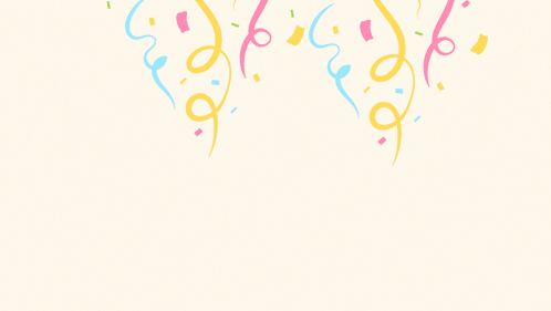 a poster for feria dia del niño shows balloons and confetti