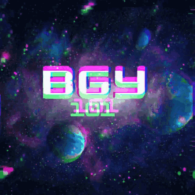 bgy 101 is displayed in a pixel art style