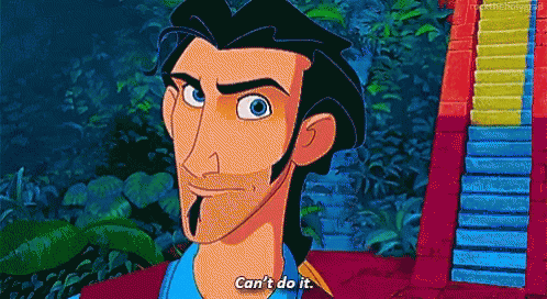 Miguel Cant Do It GIF - Miguel Cant Do It Road To Eldorado GIFs
