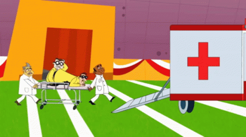 Johnny Test Ambulance GIF - Johnny Test Ambulance Going To The Hospital GIFs
