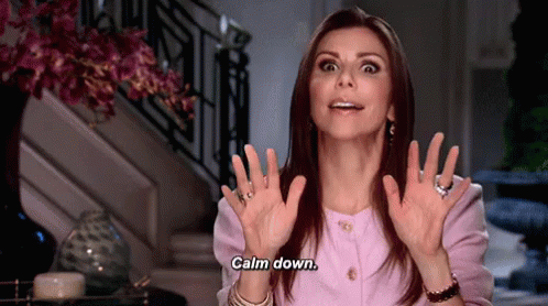 Chill Out GIF - Realhousewives Orangecounty Calmdown GIFs