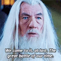 Gandalf Battle GIF - Gandalf Battle Great Battle Of Our Time GIFs