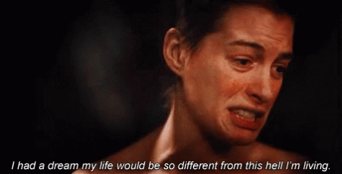 Anne Hathaway Les Miserables GIF - Anne Hathaway Les Miserables Crying GIFs