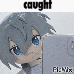 a picture of a stuffed animal taking a selfie with the caption caught by picmix