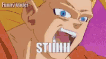 a cartoon of a man with a huge muscle and the words funny vader written on it .
