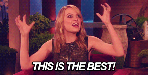 12 GIF - Emma Stone This Is The Best Best GIFs